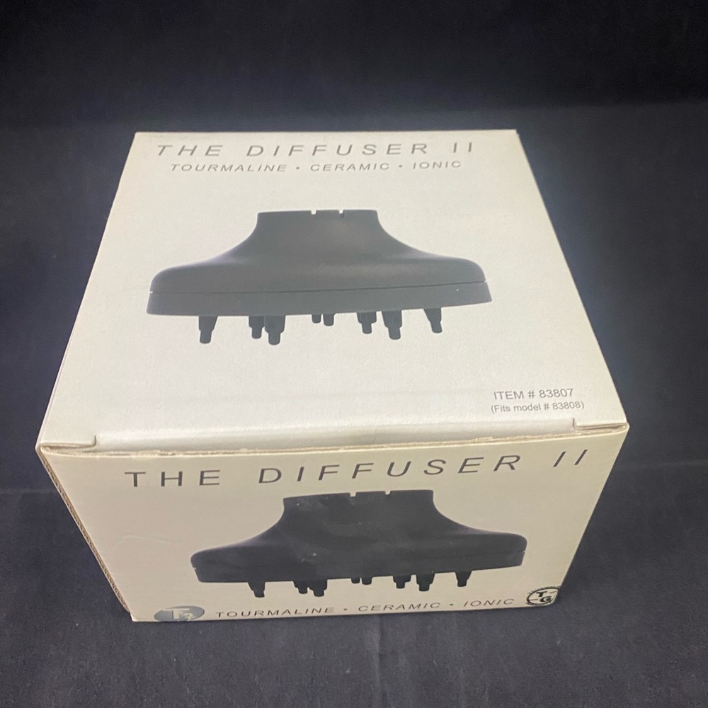 The Diffuser II Tourmaline Ceramic Ionic Hair Diffuser